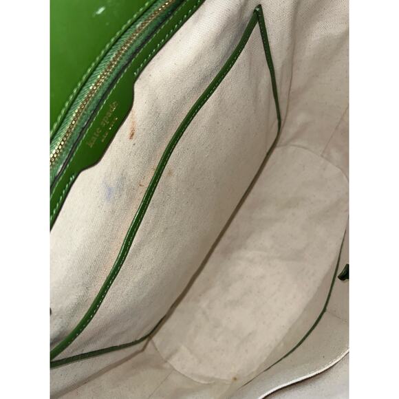 Kate Spade The Pier Palm Fronds Canvas Medium Tropical Boho large Tote purse - Picture 9 of 9